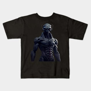 Humanoid android alien race Kids T-Shirt